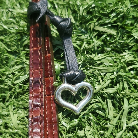 Brighton Black & Red Leather Shoulder Bag - Picture 4 of 12